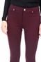 TED BAKER-Γυναικείο παντελόνι skinny TED BAKER STRENT μπορντο