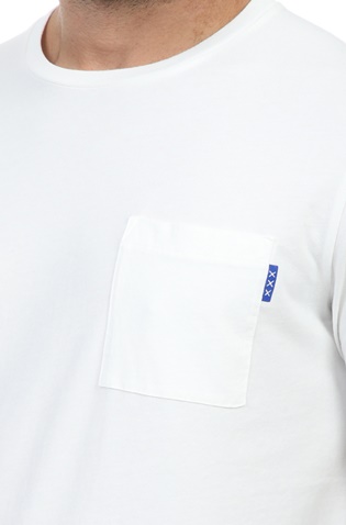 SCOTCH & SODA-Ανδρικό t-shirt SCOTCH & SODA λευκό