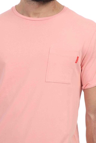 SCOTCH & SODA-Ανδρικό t-shirt SCOTCH & SODA ροζ
