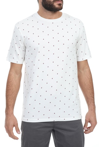SCOTCH & SODA-Ανδρικό t-shirt SCOTCH & SODA λευκό μπλε