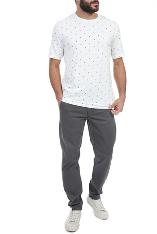 SCOTCH & SODA-Ανδρικό t-shirt SCOTCH & SODA λευκό μπλε