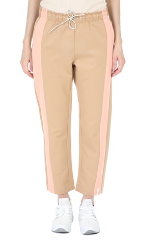 SCOTCH & SODA-Γυναικείο παντελόνι SCOTCH & SODA Club nomade tapered μπεζ ροζ