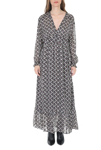 SCOTCH & SODA-Γυναικείο φόρεμα SCOTCH & SODA Sheer feminine εμπριμέ