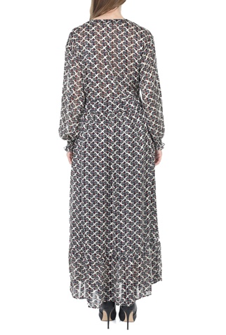 SCOTCH & SODA-Γυναικείο φόρεμα SCOTCH & SODA Sheer feminine εμπριμέ