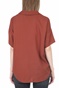 SCOTCH & SODA-Γυναικείο πουκάμισο SCOTCH & SODA Pop over shirt καφέ