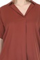 SCOTCH & SODA-Γυναικείο πουκάμισο SCOTCH & SODA Pop over shirt καφέ