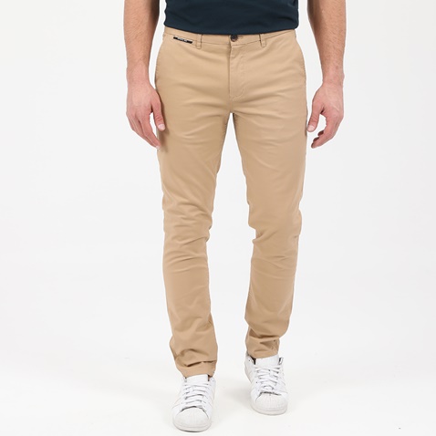 SCOTCH & SODA-Ανδρικό παντελόνι SCOTCH & SODA MOTT - Classic twill chino wit εκρού