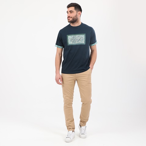SCOTCH & SODA-Ανδρικό παντελόνι SCOTCH & SODA MOTT - Classic twill chino wit εκρού