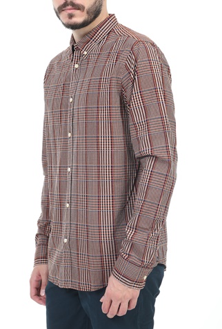 SCOTCH & SODA-Ανδρικό καρό πουκάμισο SCOTCH & SODA κόκκινο