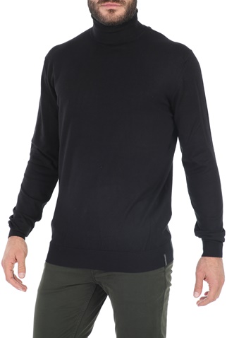 SCOTCH & SODA-Ανδρικό πουλόβερ ζιβάγκο SCOTCH & SODA Classic μαύρο