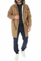 SCOTCH & SODA-Ανδρικό παρκά SCOTCH & SODA Reversible cotton and teddy καφέ λευκό μπλε