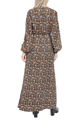 SCOTCH & SODA-Γυναικείο maxi φόρεμα SCOTCH & SODA μαύρο floral