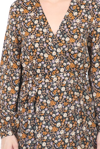 SCOTCH & SODA-Γυναικείο maxi φόρεμα SCOTCH & SODA μαύρο floral
