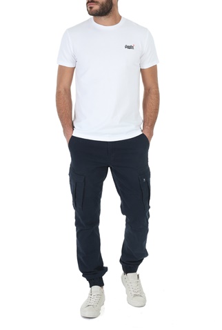 SUPERDRY-Ανδρική μπλούζα SUPERDRY OL VINTAGE EMB λευκή