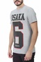 SUPERDRY-Ανδρικό t-shirt SUPERDRY γκρι 
