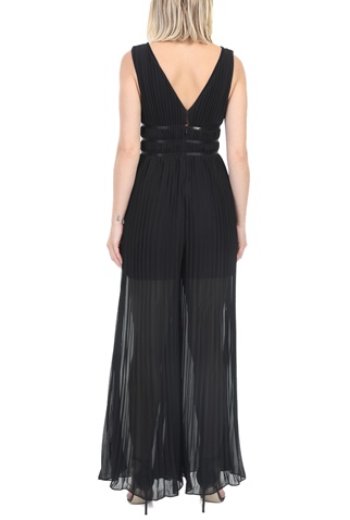 GUESS-Γυναικεία ολόσωμη φόρμα GUESS LANA OVERALL ALL WE NEED IS μαύρη