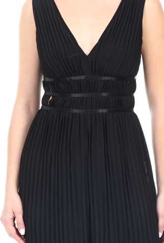 GUESS-Γυναικεία ολόσωμη φόρμα GUESS LANA OVERALL ALL WE NEED IS μαύρη