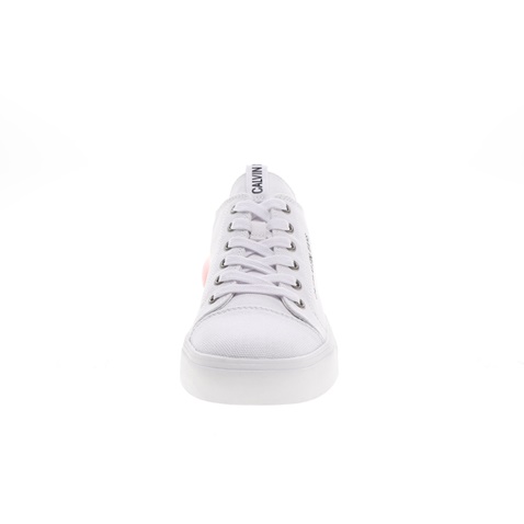 CALVIN KLEIN JEANS-Γυναικεία sneakers CALVIN KLEIN JEANS MYRTIE λευκά κόκκινα