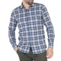BROOKSFIELD-Ανδρικό μακρυμάνικο πουκάμισο BROOKSFIELD SHIRT μπλέ