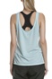 NIKE-Γυναικεία αμάνικη μπλούζα NIKE NY DF GARMENT DYE γαλάζια