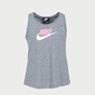 NIKE-Παιδικό αμάνικο t-shirt NIKE NSW TANK JERSEY γκρι
