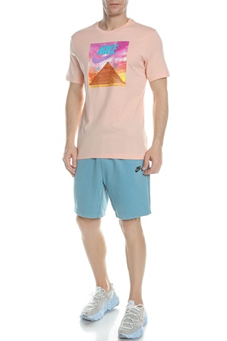 NIKE-Ανδρικό t-shirt NIKE M NSW TEE FESTIVAL PHOTO πορτοκαλί
