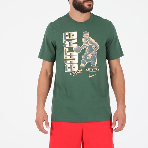NIKE-Ανδρικό t-shirt NIKE DH3712 SEL M NK TEE ES πράσινο