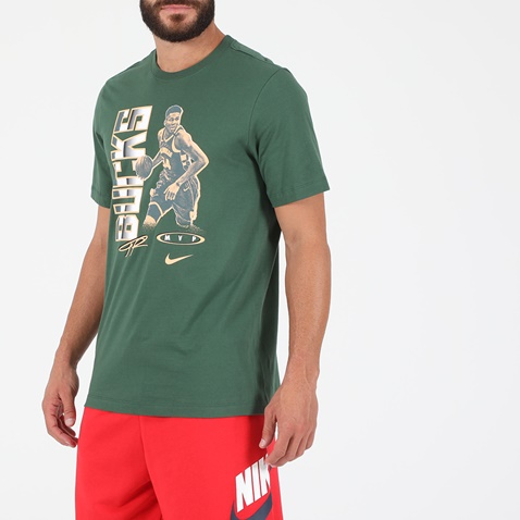 NIKE-Ανδρικό t-shirt NIKE DH3712 SEL M NK TEE ES πράσινο