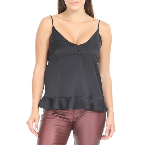 IMPERIAL-Γυναικείο top IMPERIAL μαύρο