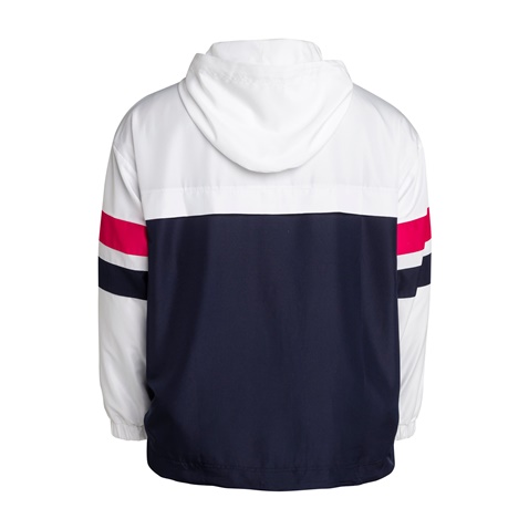 BJORN BORG-Ανδρικό αντιανεμικό jacket BJORN BORG λευκό μπλε