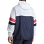 BJORN BORG-Ανδρικό αντιανεμικό jacket BJORN BORG λευκό μπλε