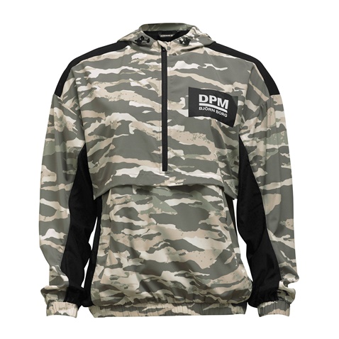 BJORN BORG-Γυναικείο αντιανεμικό jacket BJORN BORG RU χακί γκρι