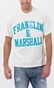 FRANKLIN & MARSHALL-Ανδρικό t-shirt FRANKLIN & MARSHALL μπλε λευκό