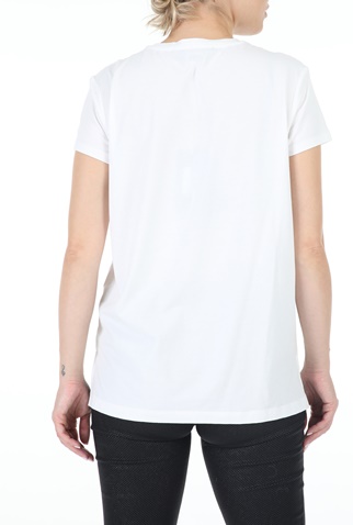 GAUDI-Γυναικείο t-shirt GAUDI JEANS DONNA T-SHIRT GIRO λευκό