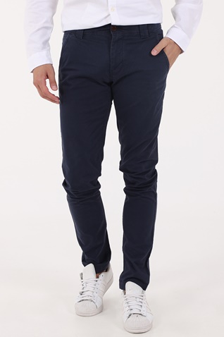 TOMMY HILFIGER-Ανδρικό chino παντελόνι TOMMY HILFIGER SCANTON μπλε