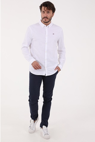 TOMMY HILFIGER-Ανδρικό chino παντελόνι TOMMY HILFIGER SCANTON μπλε