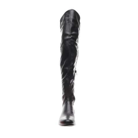 LOVEBERRY-Γυναικείες μπότες over the knee LOVEBERRY μαύρες