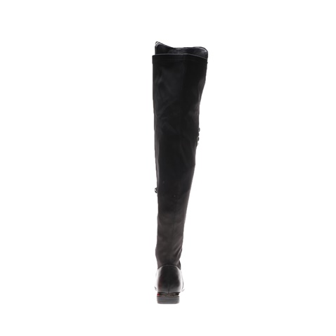 LOVEBERRY-Γυναικείες μπότες over the knee LOVEBERRY μαύρες