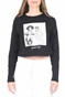 KENDALL+KYLIE -Γυναικεία μακρυμάνικη μπλούζα KENDALL+KYLIE μαύρη