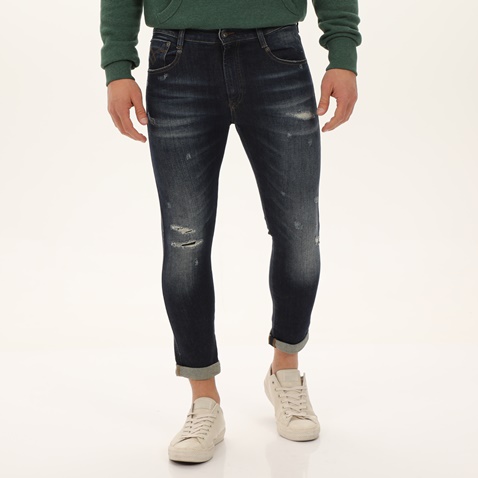 UNIFORM-Ανδρικό jean παντελόνι UNIFORM 7-UM0124.585.S2.044 DARRELL μπλε σκούρο