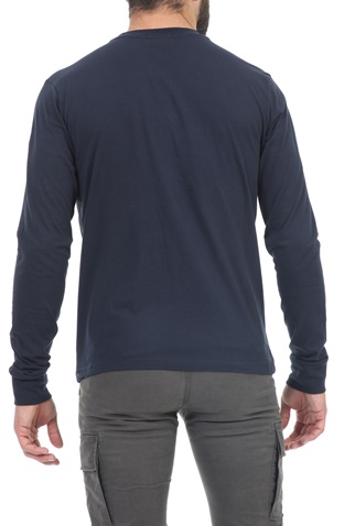 BEVERLY HILLS POLO CLUB-Ανδρική μπλούζα BEVERLY HILLS POLO CLUB M L/S CREW μπλε