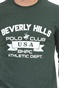 BEVERLY HILLS POLO CLUB-Ανδρική μπλούζα BEVERLY HILLS POLO CLUB M L/S CREW πράσινη