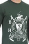 BEVERLY HILLS POLO CLUB-Ανδρική μπλούζα BEVERLY HILLS POLO CLUB M L/S CREW πράσινη