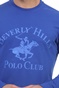 BEVERLY HILLS POLO CLUB-Ανδρική μπλούζα BEVERLY HILLS POLO CLUB μπλε