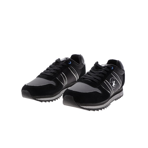 BEVERLY HILLS POLO CLUB-Ανδρικά sneakers BEVERLY HILLS POLO CLUB μαύρα