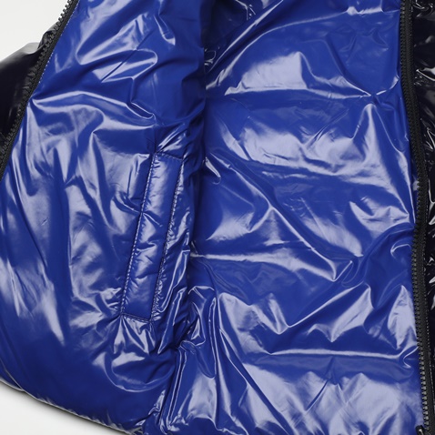 BEVERLY HILLS POLO CLUB-Βρεφικό puffer μπουφάν BEVERLY HILLS POLO CLUB BHP.0W1.010.453 μπλε