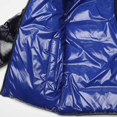 BEVERLY HILLS POLO CLUB-Βρεφικό puffer μπουφάν BEVERLY HILLS POLO CLUB BHP.0W1.010.453 μπλε