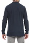 BEVERLY HILLS POLO CLUB-Ανδρική polo μπλούζα BEVERLY HILLS POLO CLUB BHPC M L/S POLO μπλε