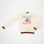 BEVERLY HILLS POLO CLUB-Παιδικό πουλόβερ BEVERLY HILLS POLO CLUB BHP.0W1.011.466 λευκό