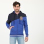 BEVERLY HILLS POLO CLUB-Ανδρική φούτερ ζακέτα BEVERLY HILLS POLO CLUB BHP.0W1.016.016 μπλε